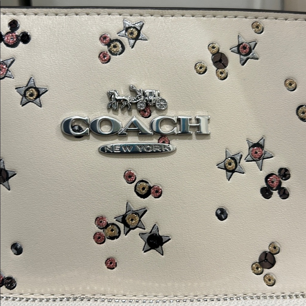 Coach (NWT) Station Tote with Star Print - Picture 4 of 16
